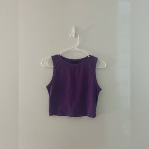 SHEIN Solid Crop Tank Top
Violet Purple / S(4)